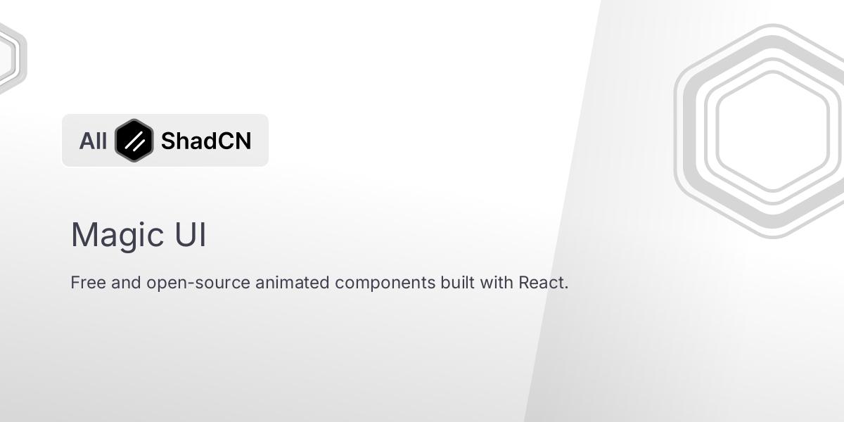 Magic UI | All Shadcn