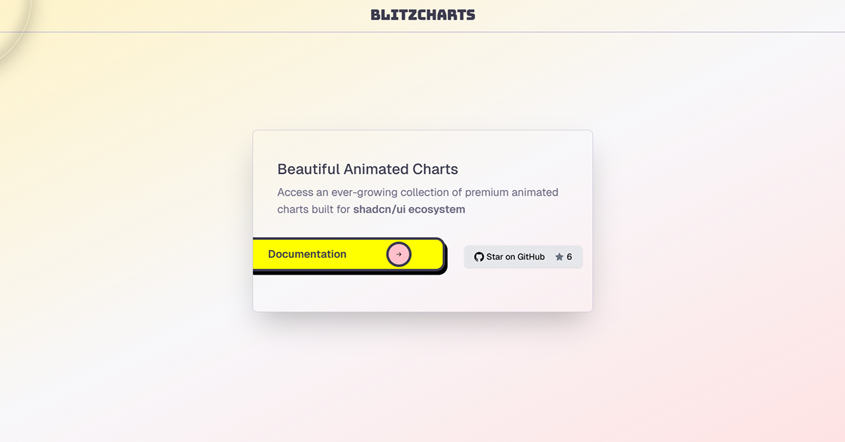 Blitz Charts: Interactive Charts for shadcn/ui