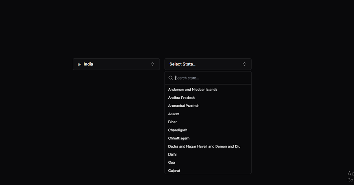 Country-State Dropdown: Dynamic Cascading Selects 