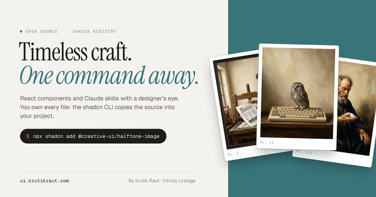 Creative UI: Expressive Shadcn Components & AI Design Skills