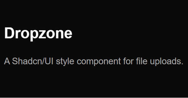 Dropzone