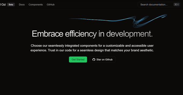 Edil Ozi - Component Library for React & Next.js