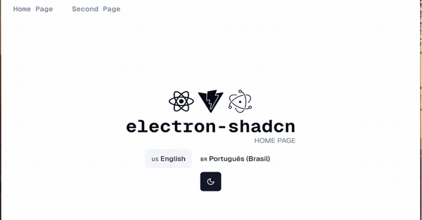 Electron shadcn