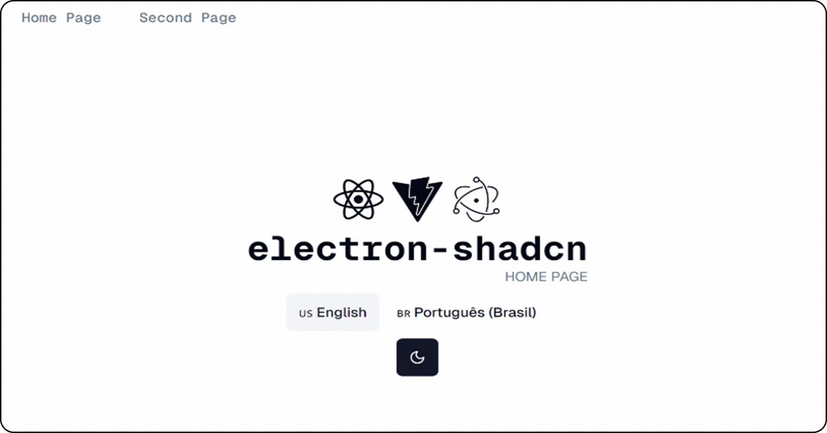 Electron shadcn