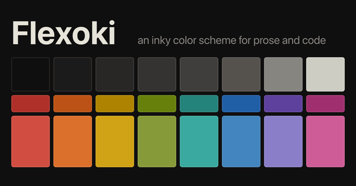 Flexoki - Inky Color Scheme