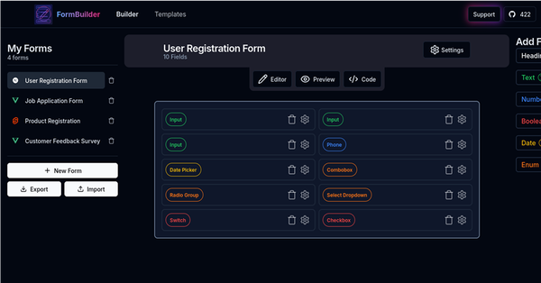 FormBuilder - Build Type-Safe Forms 
