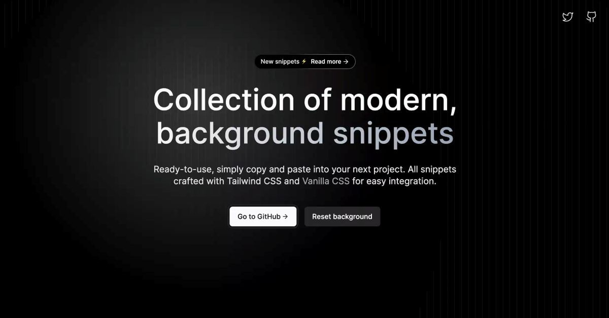 Background Snippets - Ready-to-Use 