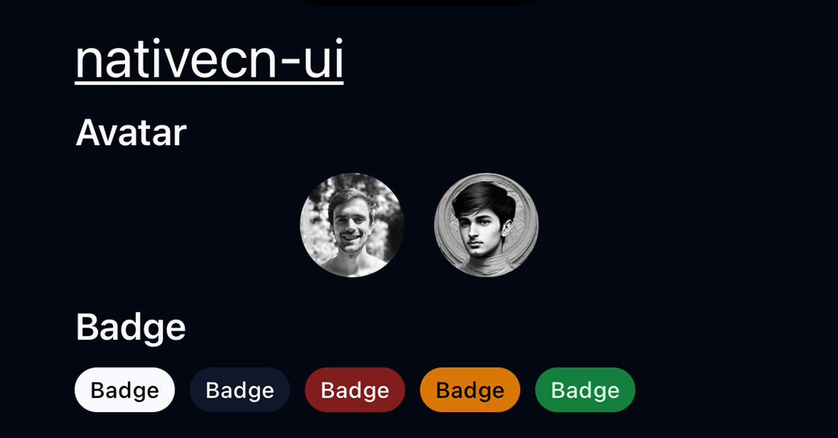 Nativecn UI