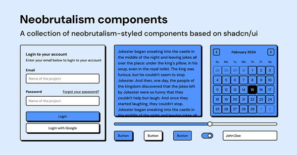 Neobrutalism Components - Tailwind CSS