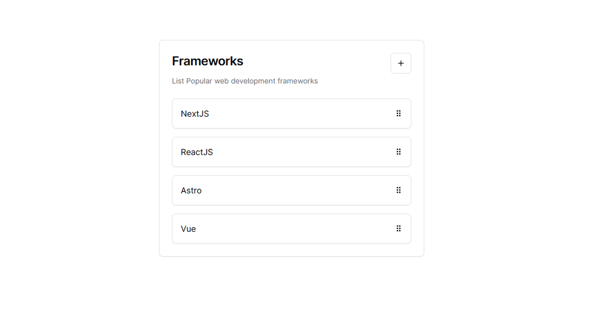 Nextjs DND