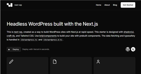 Next WP Starter for WordPress