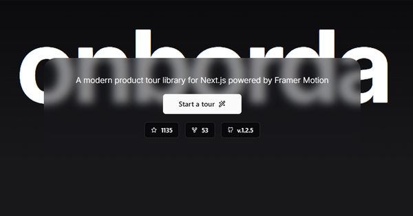 Onborda - Next.js onboarding flow