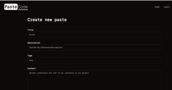 PasteCode: A Modern Code Sharing Platform