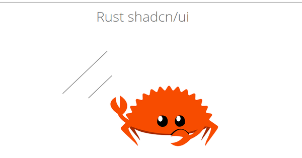 Rust shadcn/ui