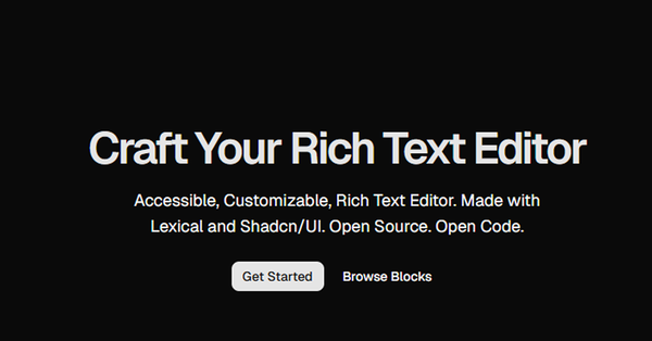 Shadcn Editor