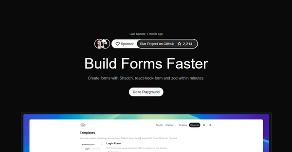 Shadcn Form Builder