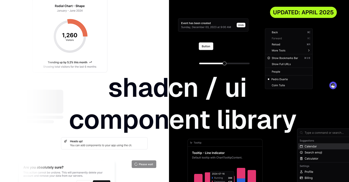 Shadcn / ui Components With Variables & Animations