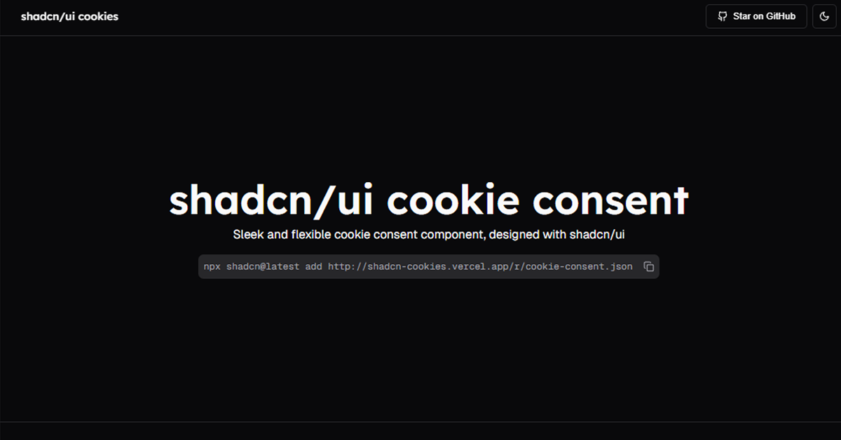 Shadcn/ui Cookies