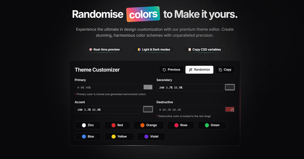 Shadcn Theme Generator