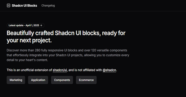 Shadcn UI Blocks: Components for React & Tailwind