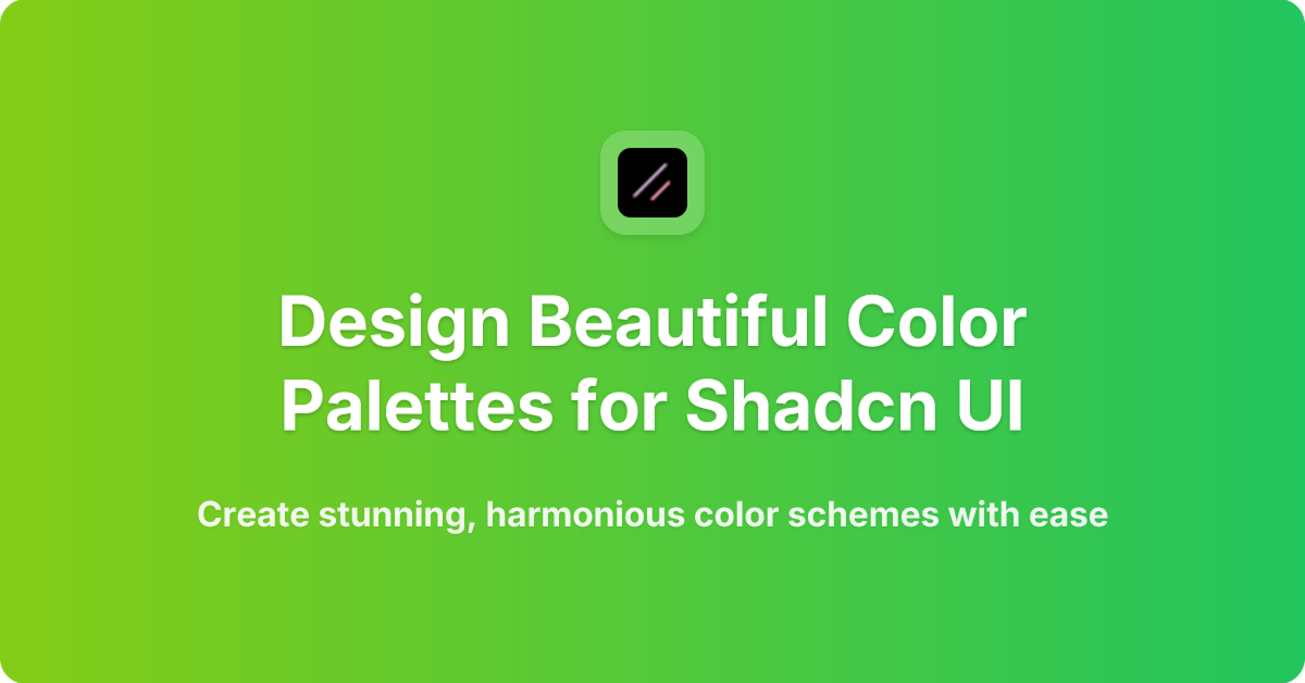 Shadesigner - Palette Generator & Theme Designer