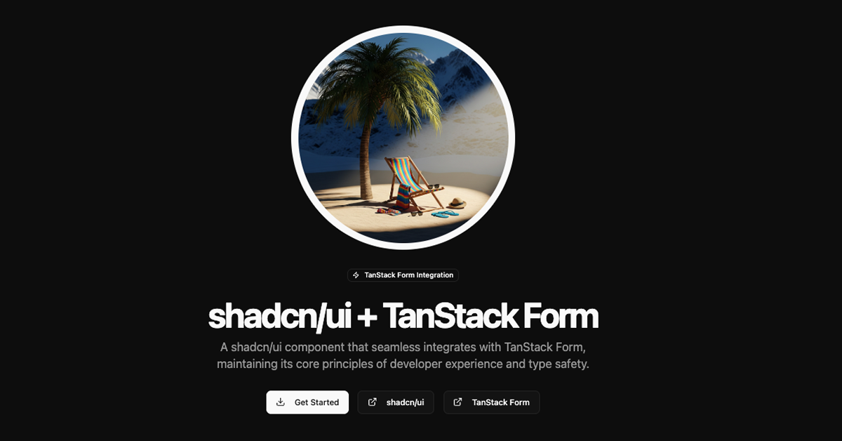 Shadcn Tanstack Form
