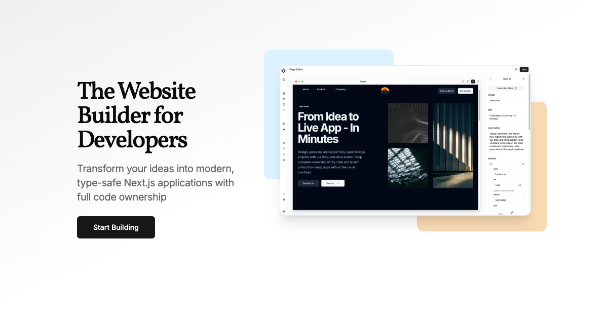 Unshift - The Website Builder for Developers