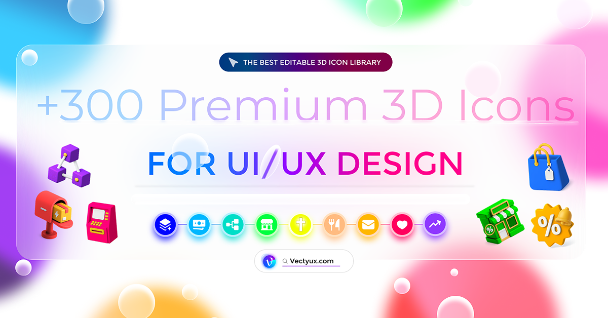 Vectyux - 300+ Modern Icon Packs