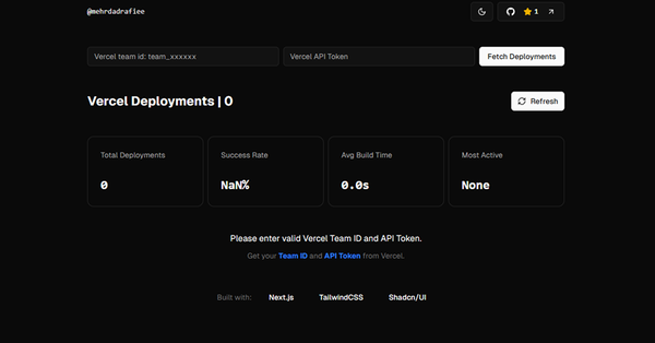 Vercel Status Tracker