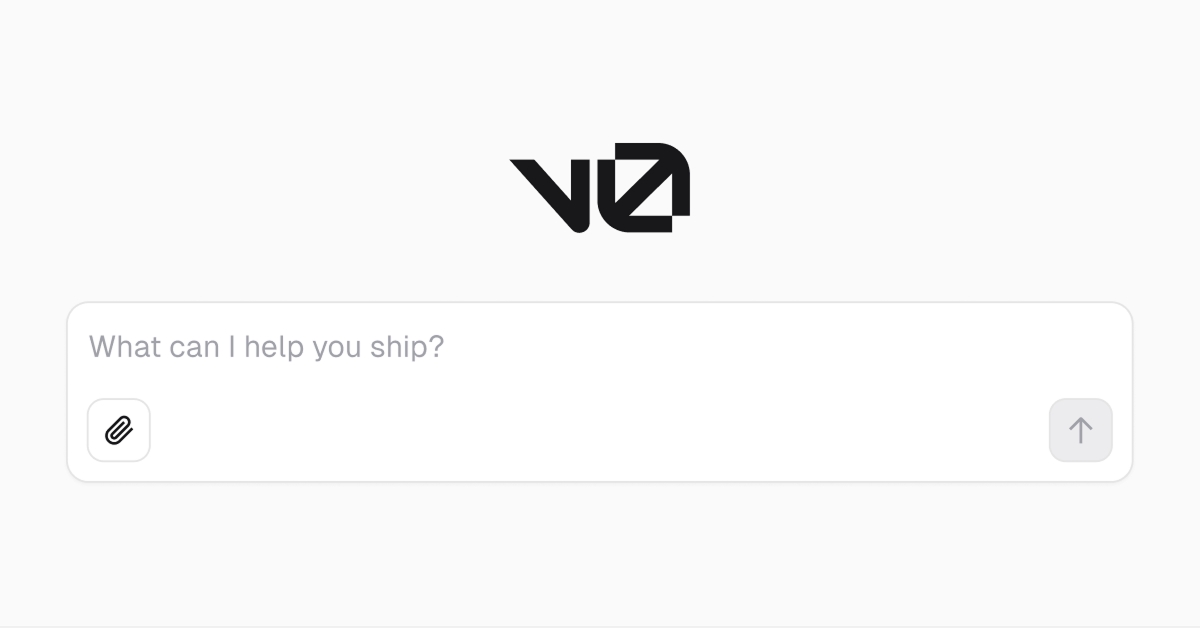 V0: Generative AI Web Development Platform